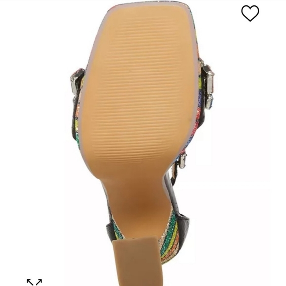 Betsey Johnson Emani High Heel Sandals Black - Picture 5 of 8